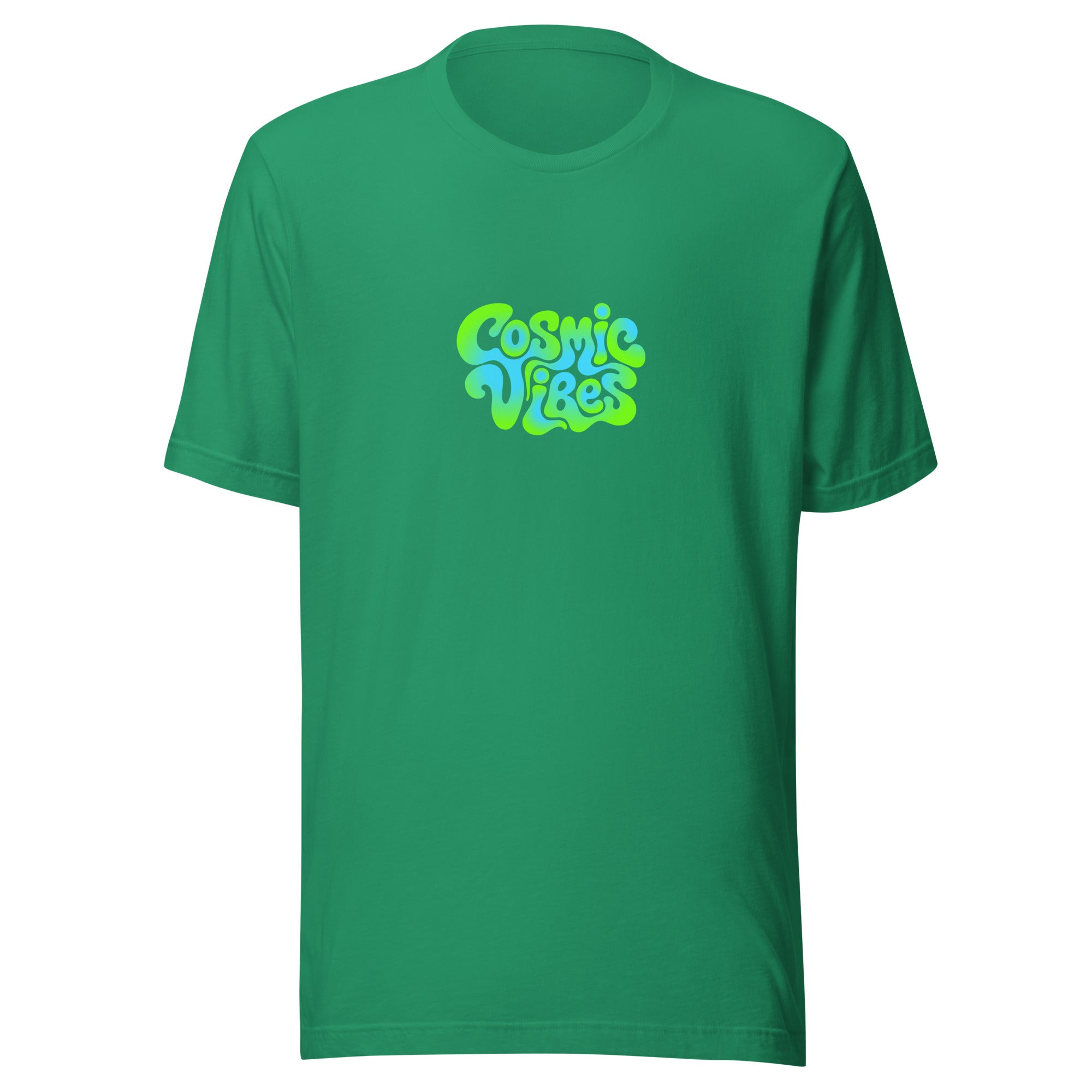 Music Festival Cosmic Vibes T-Shirt in Green