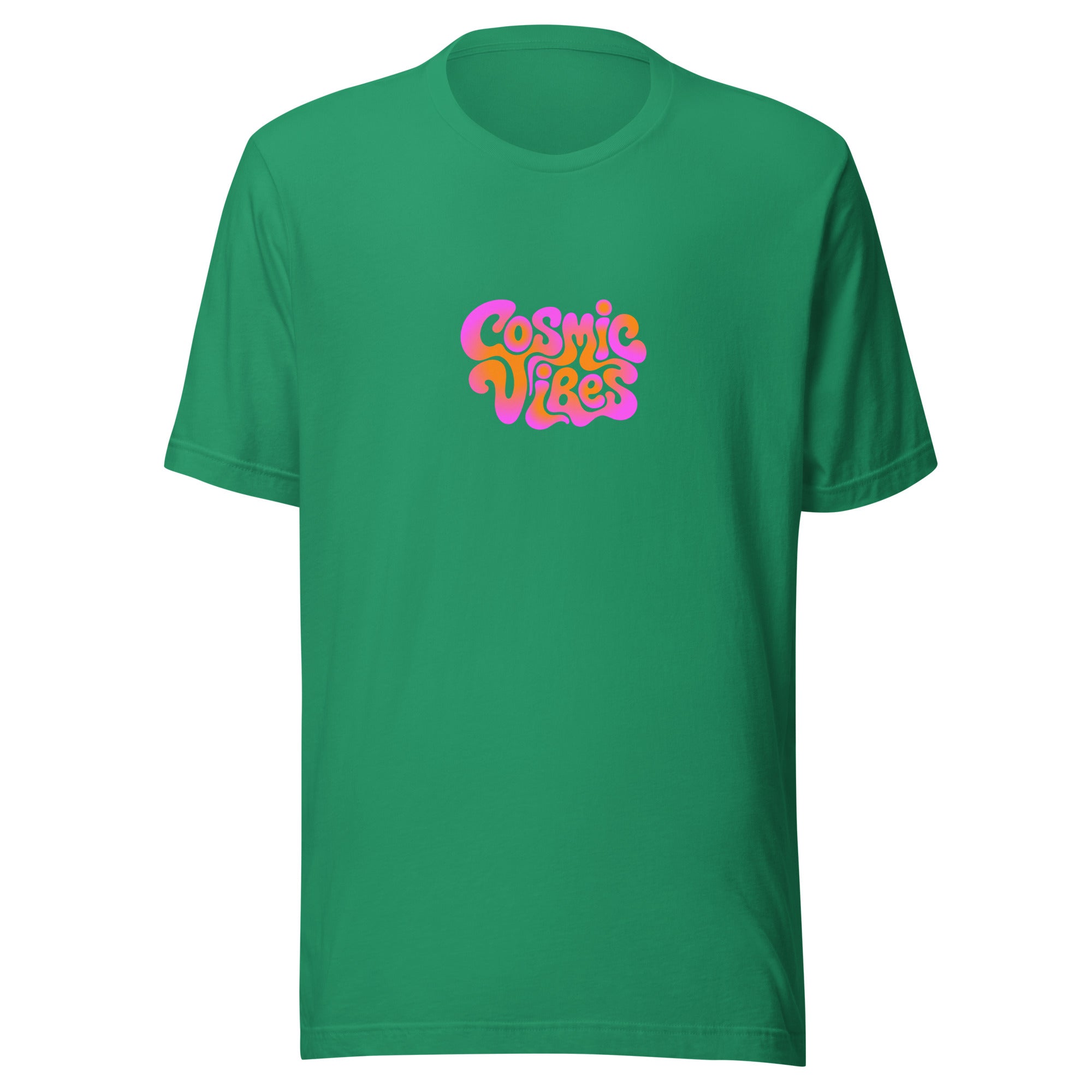 Music Festival Cosmic Vibes T-Shirt in Green