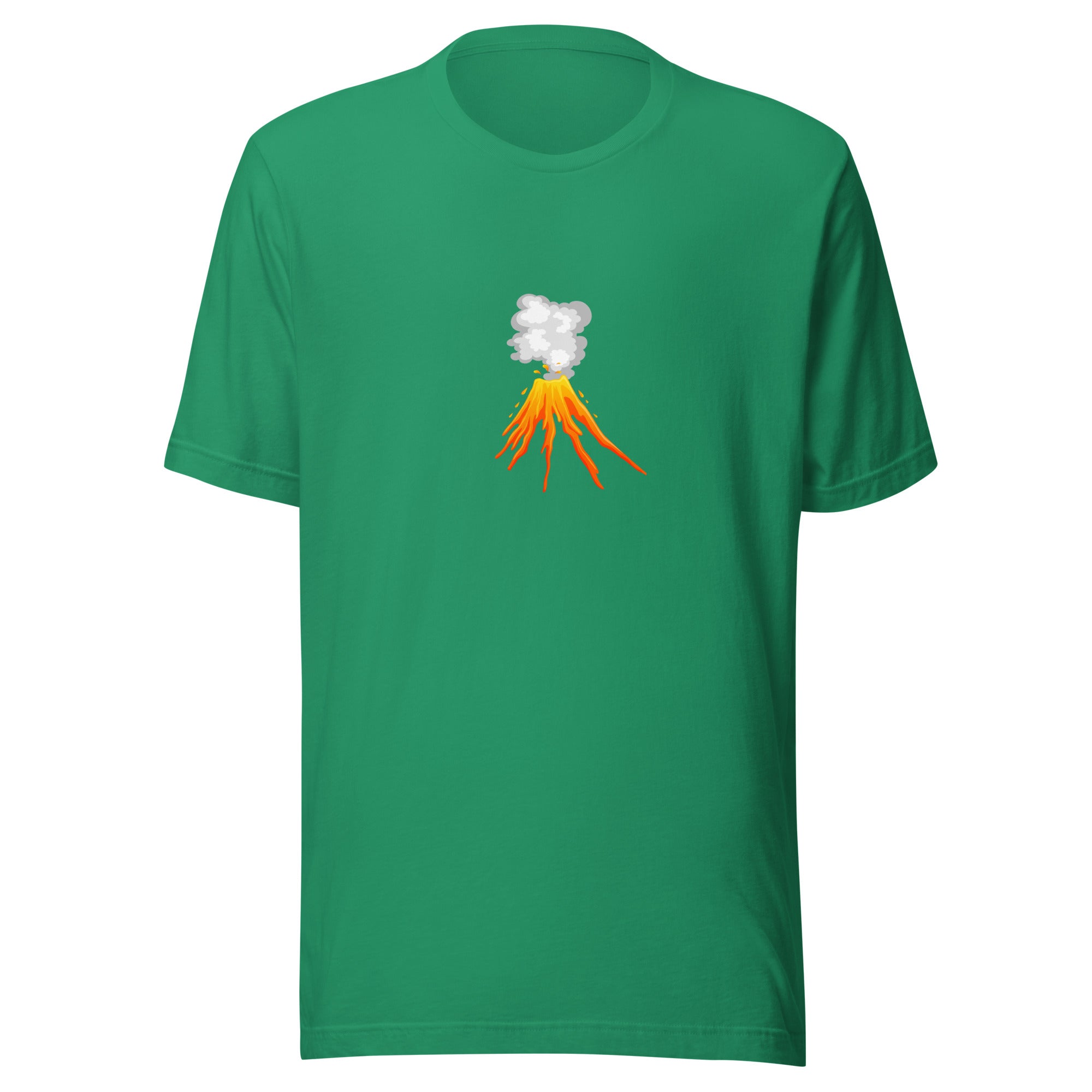 Erupting Volcano T-Shirt in Green