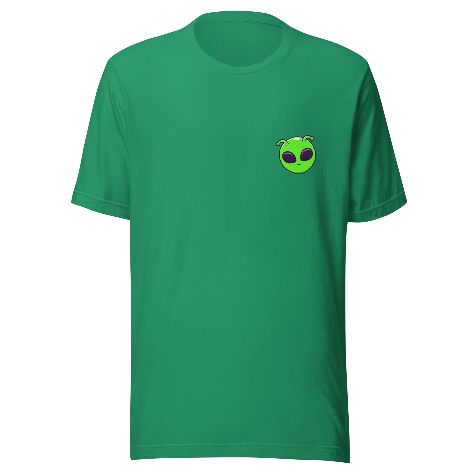 Music Festival Cosmic Alien T-Shirt in Green