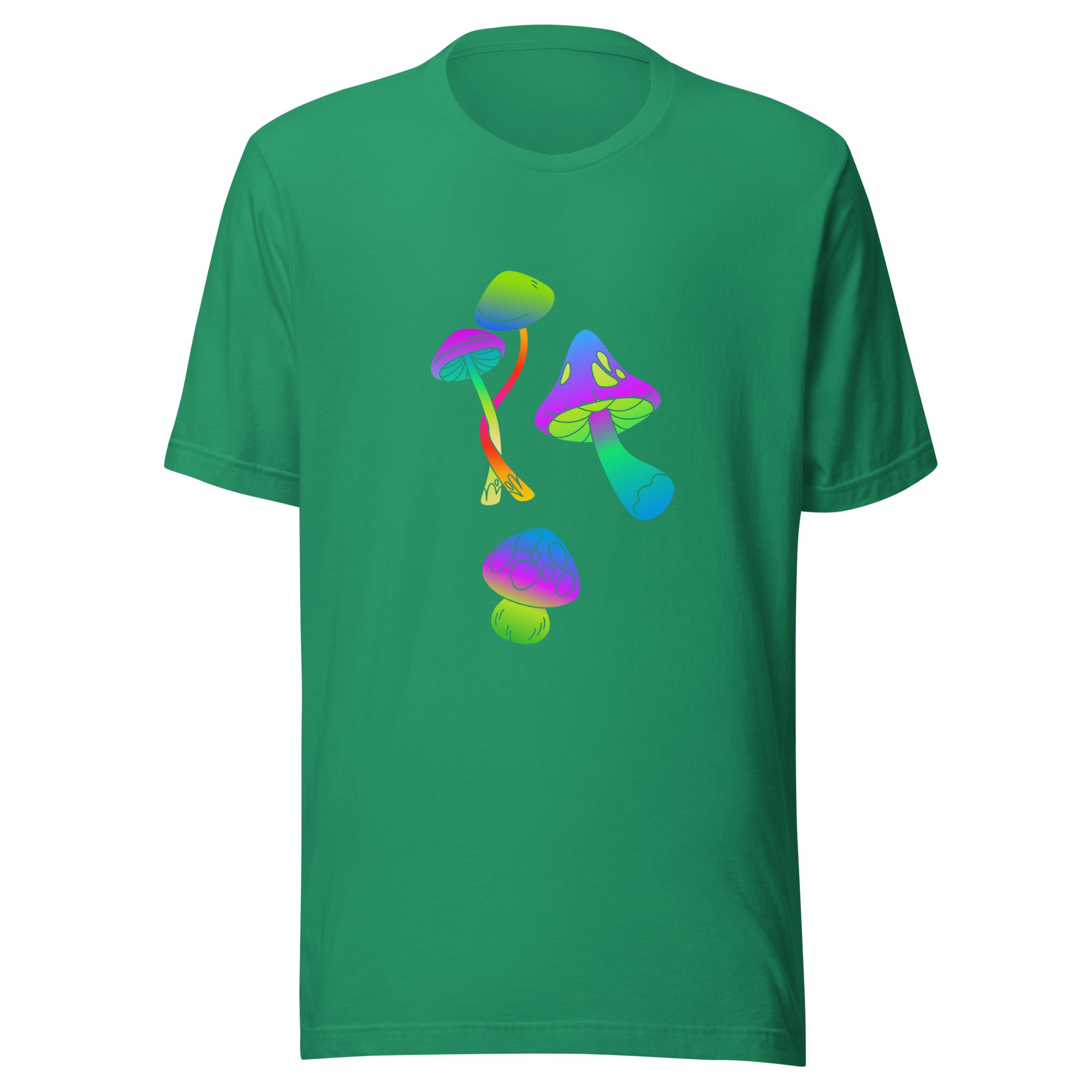 Neon Mushrooms T-Shirt in Green 
