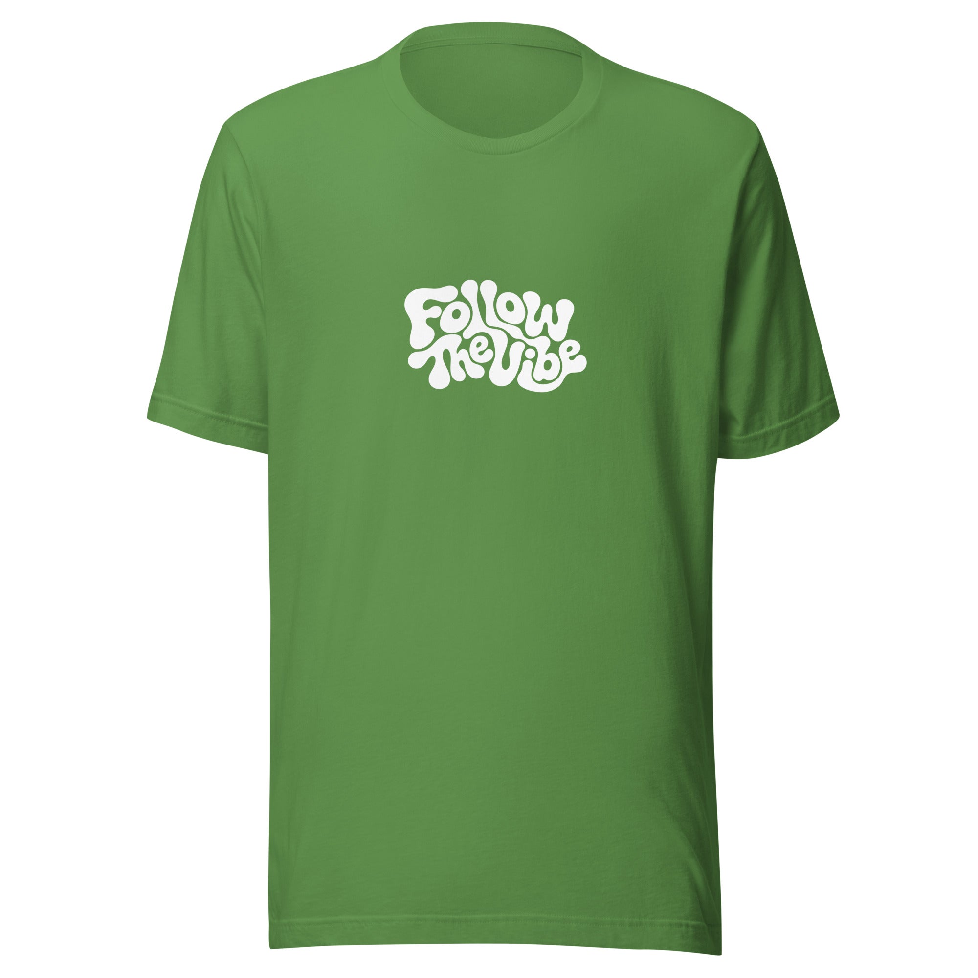 Trippy Follow The Vibe T-Shirt in Green