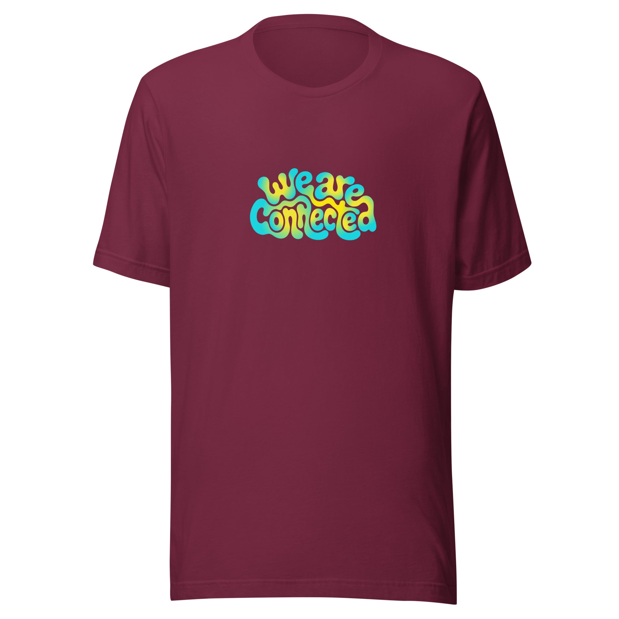 Festival We Are Connected T-Shirt in Cranberry 
