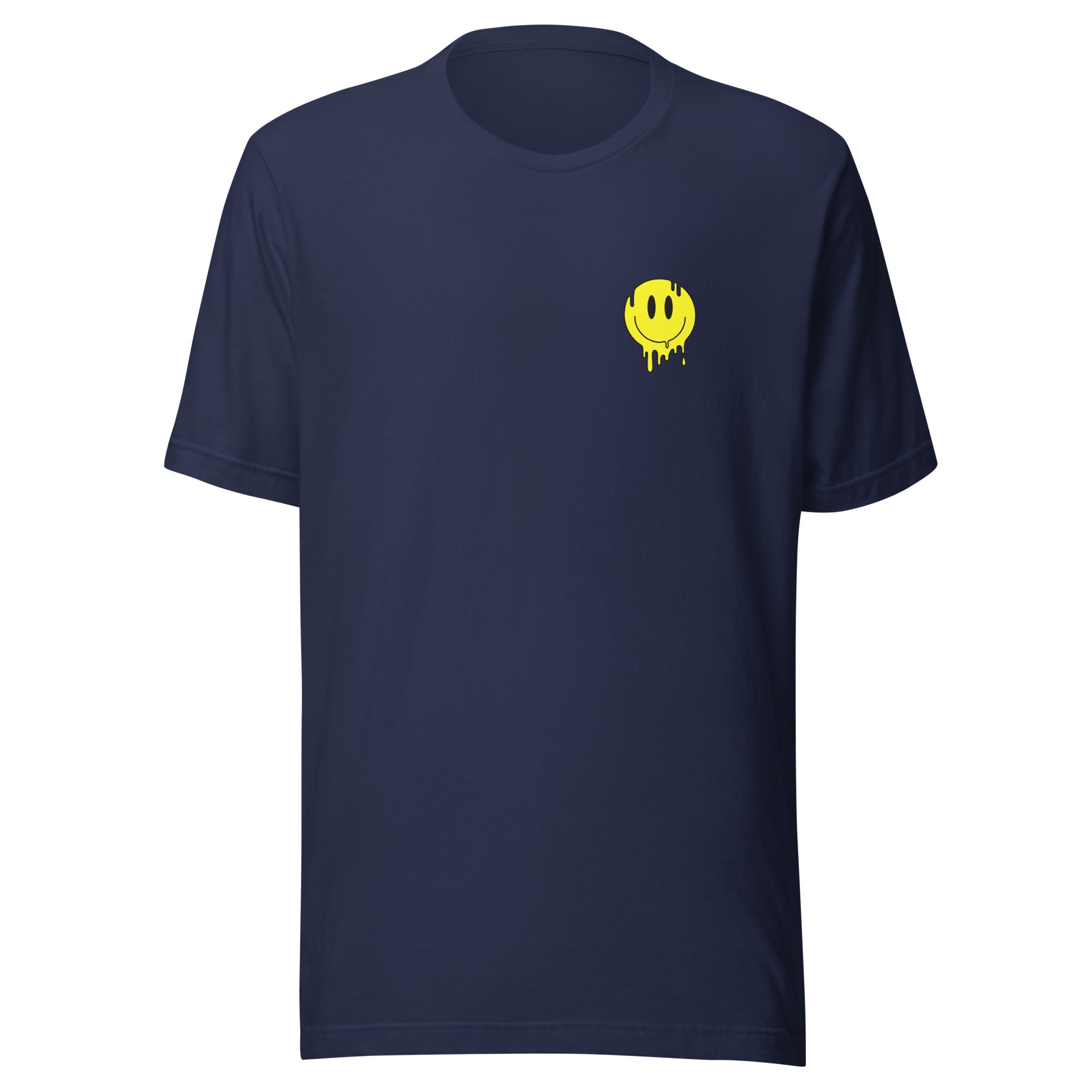 Melting Smiley T-Shirt in Navy