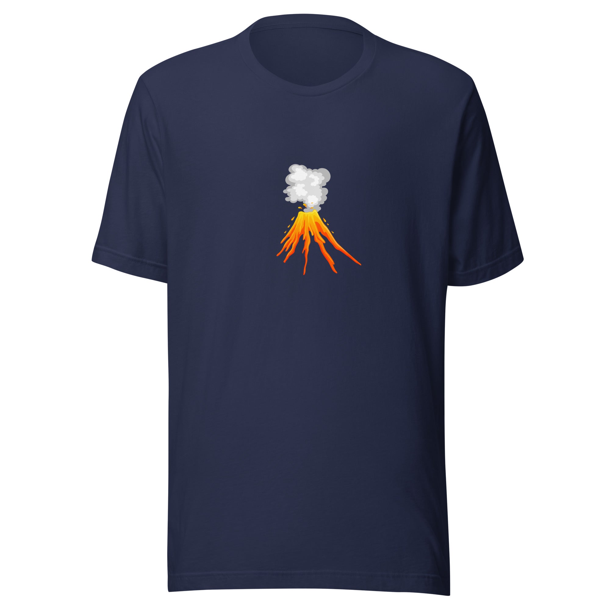 Erupting Volcano T-Shirt in Navy