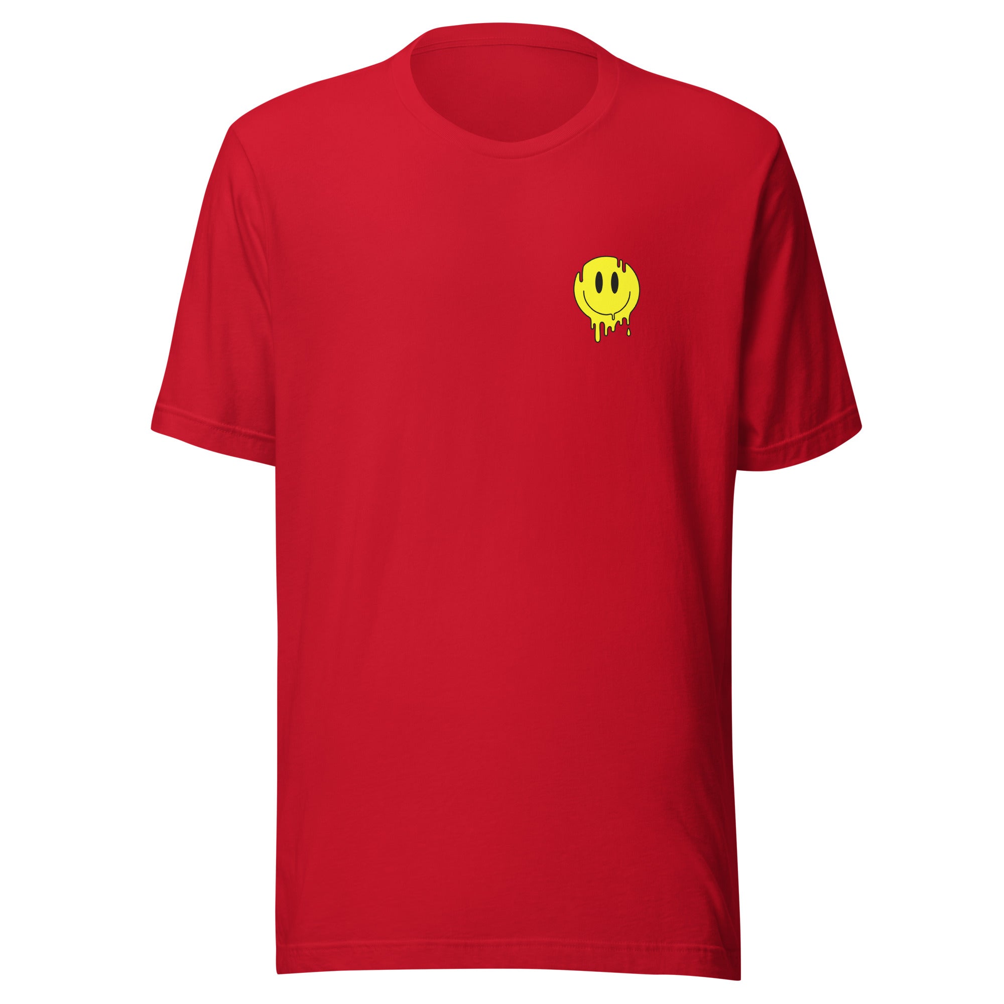 Melting Smiley T-Shirt in Red