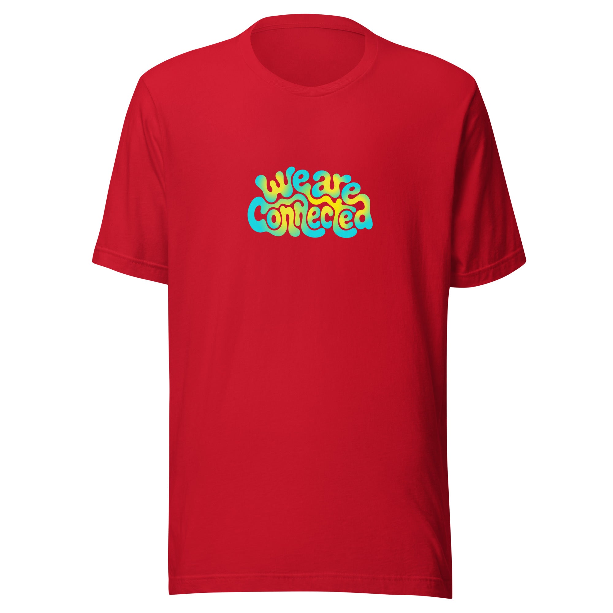 Festival We Are Connected T-Shirt in Red 