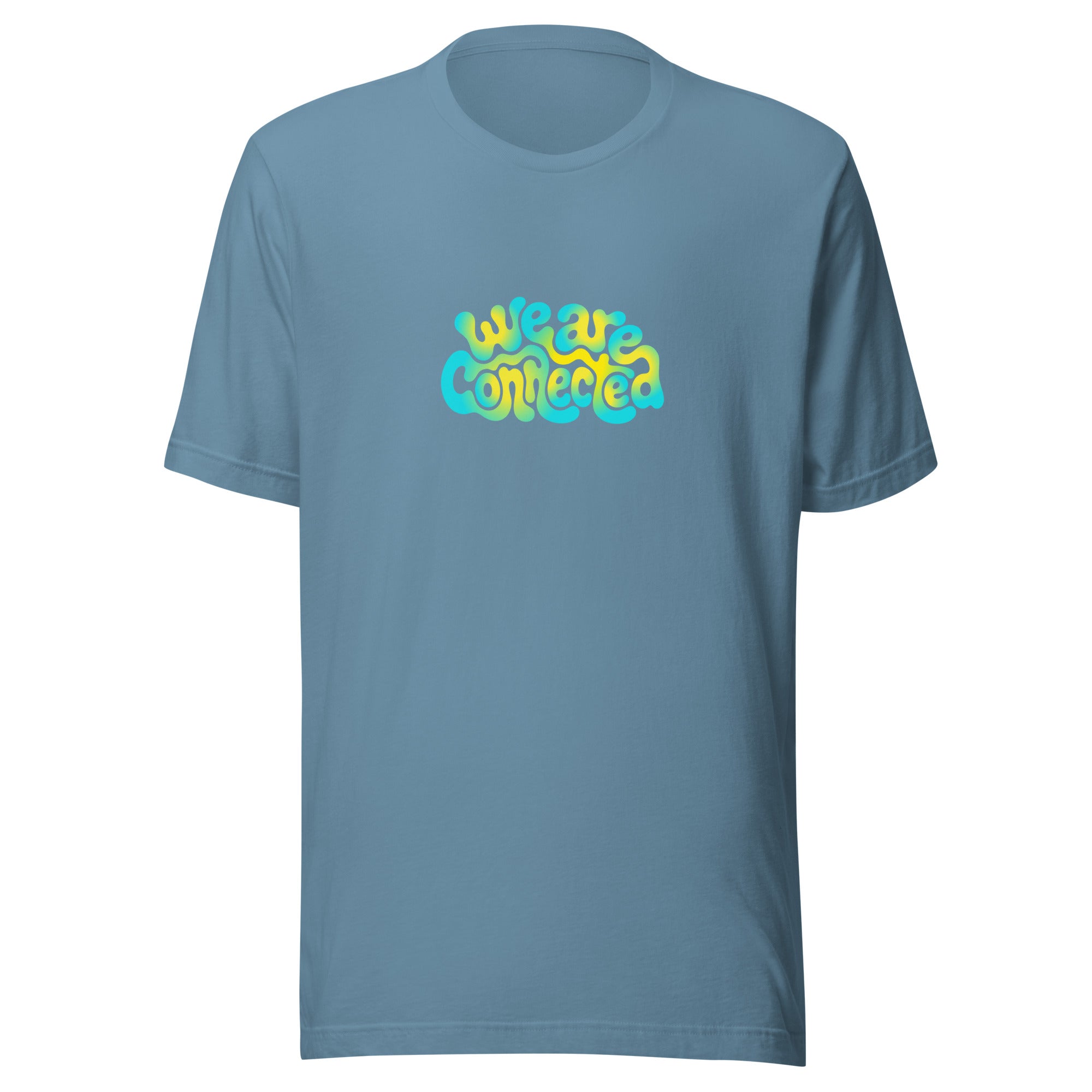 Festival We Are Connected T-Shirt in Blue 