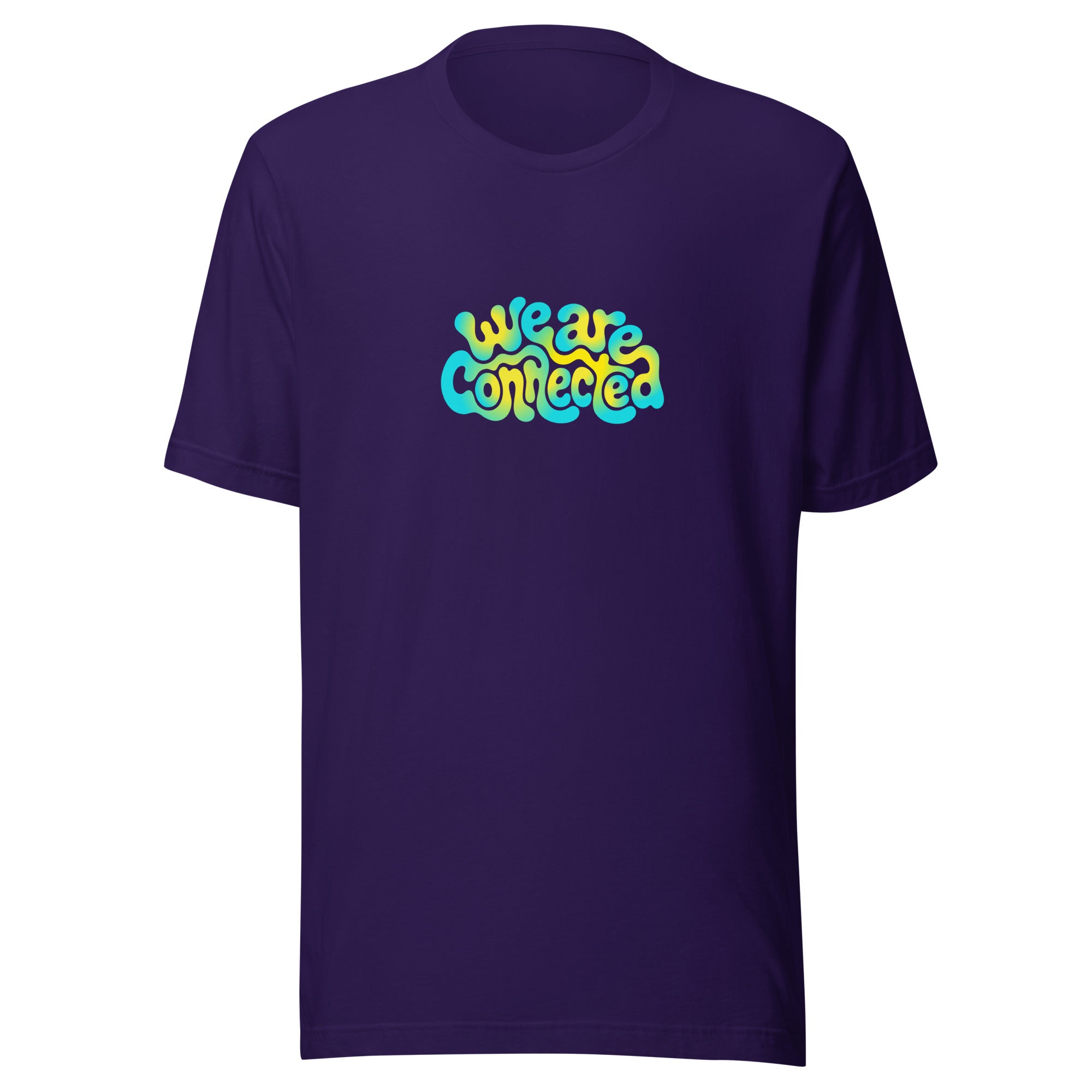 Festival We Are Connected T-Shirt in Purple