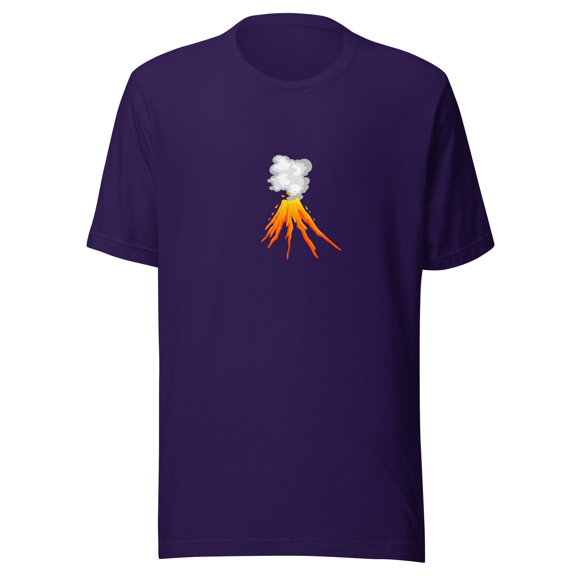 Erupting Volcano T-Shirt in Purple