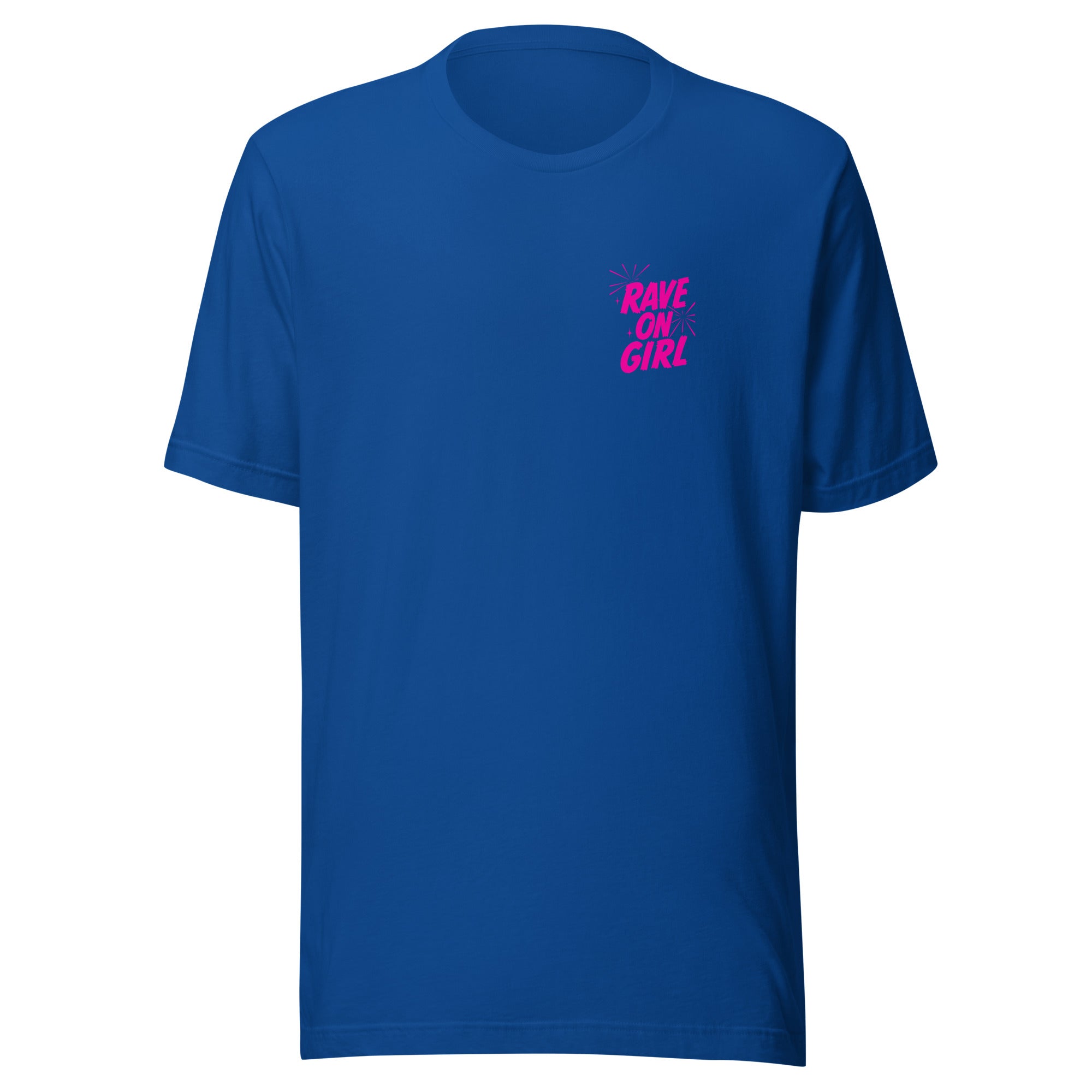 Rave On Girl T-Shirt in Blue