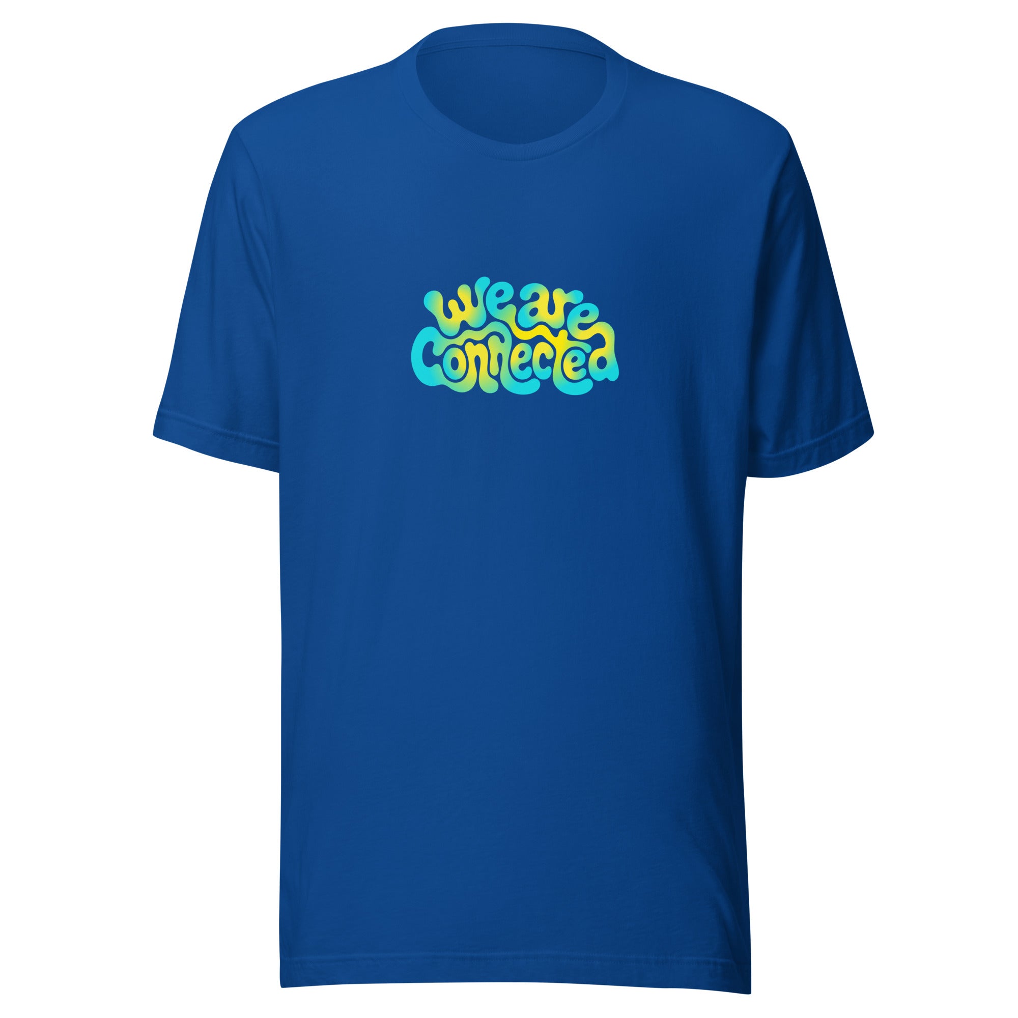 Festival We Are Connected T-Shirt in Blue 
