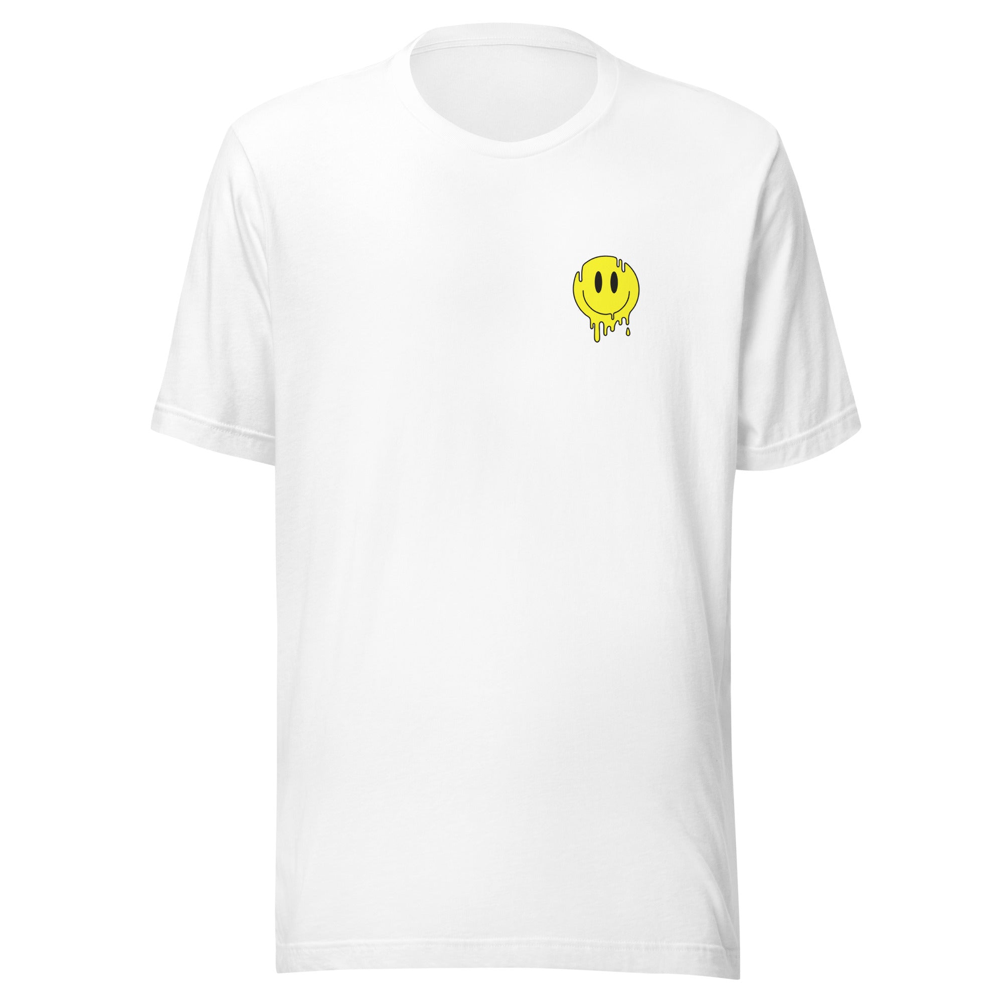 Melting Smiley T-Shirt in White