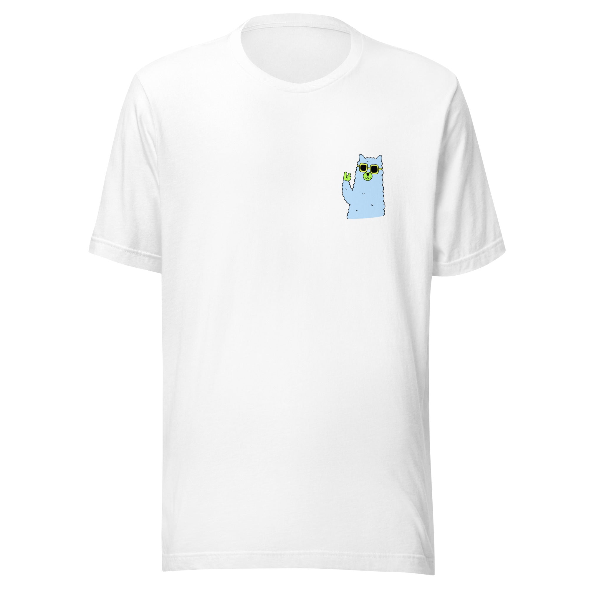 Cool Llama T-Shirt in White 