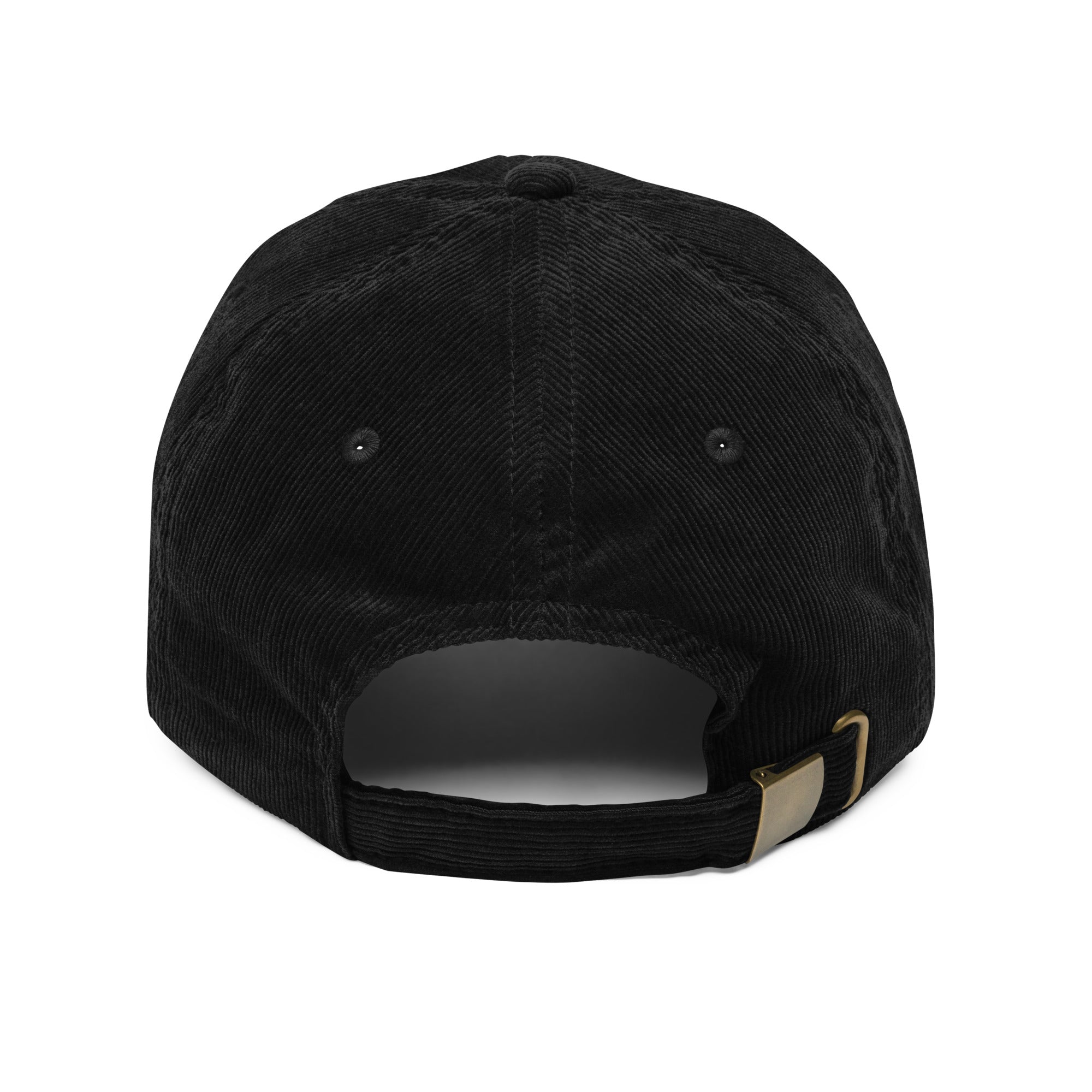 Minimal Mushroom Corduroy Hat from the back