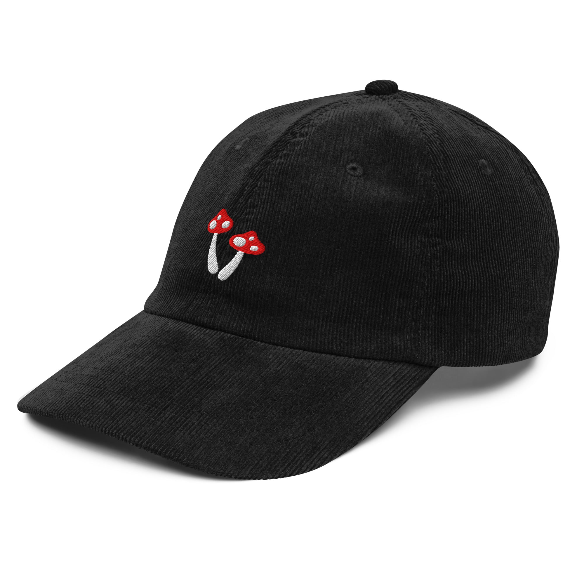 Minimal Mushroom Corduroy Hat