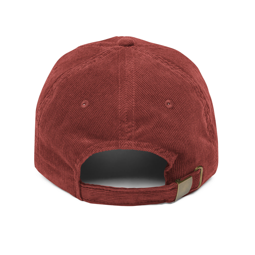 embroidered Good Vibes Corduroy Hat