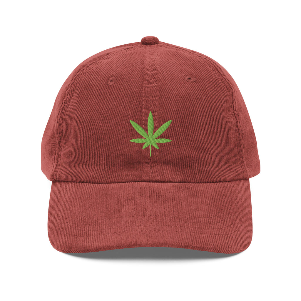 Leaf Icon Corduroy Hat