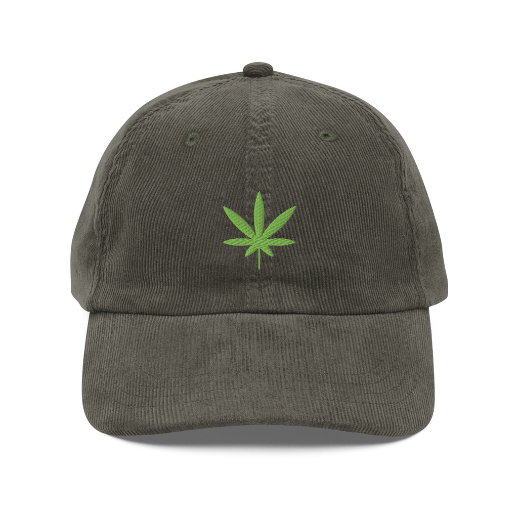 Leaf Icon Corduroy Hat